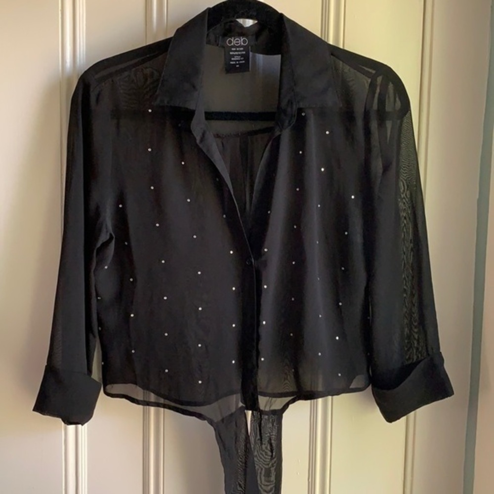 DEB sheer blouse